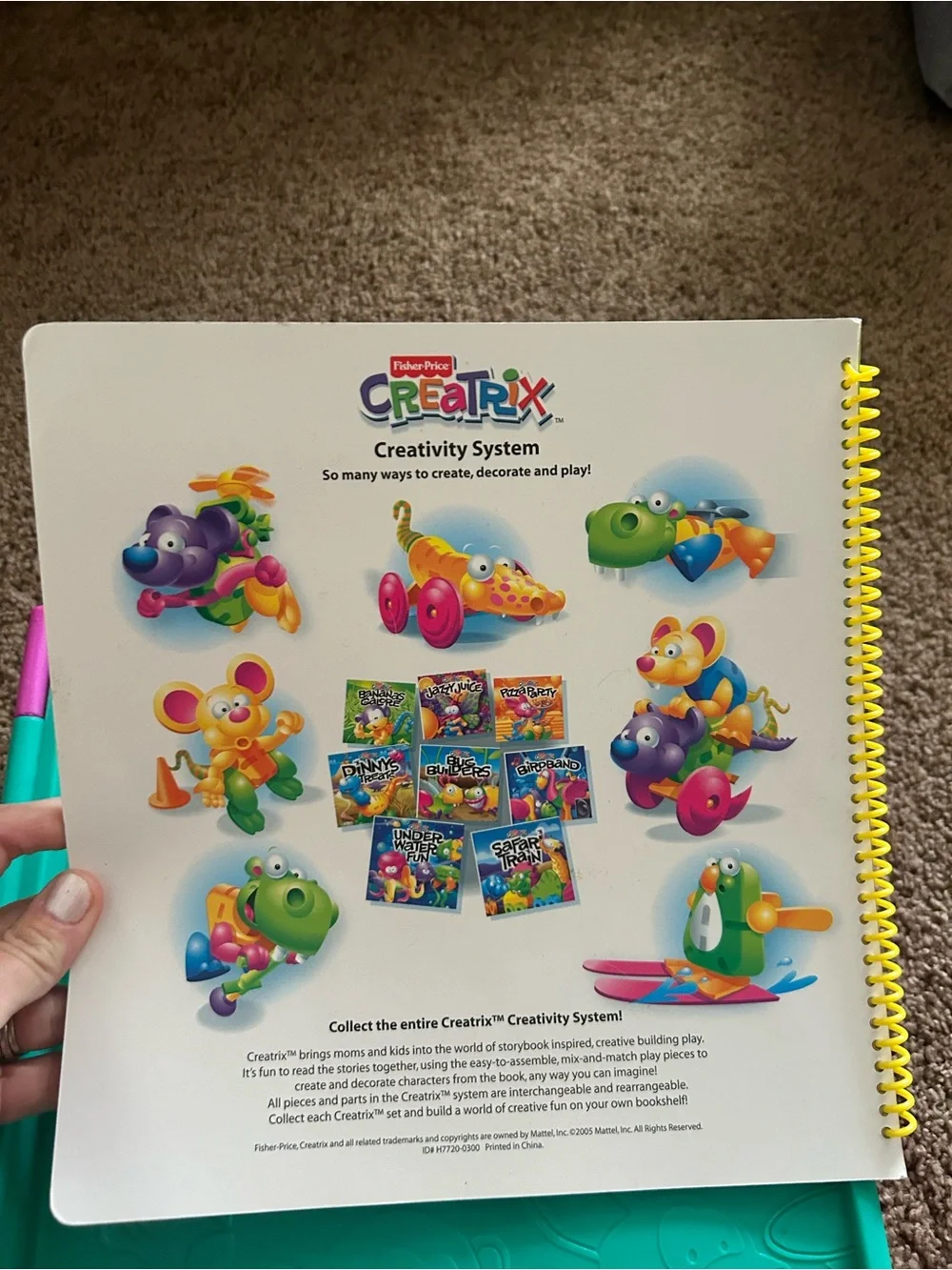 Vintage Fisher Price Creatrix- The Great Chase Creative System. Mint conditon.